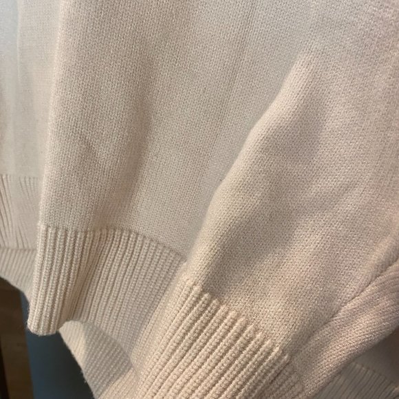 Zara Collared Ecru Knit Sweater - Picture 2 of 6